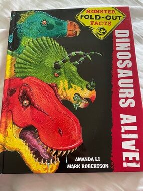 Scholastic Dinosaurs Alive! Monster Fold-Out Facts — Red, Green, Yellow, Blue